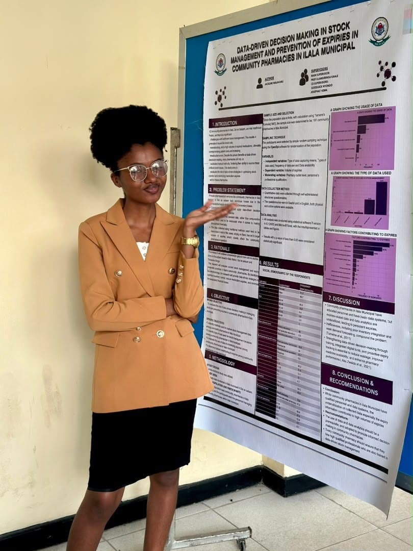 Presenting a research poster