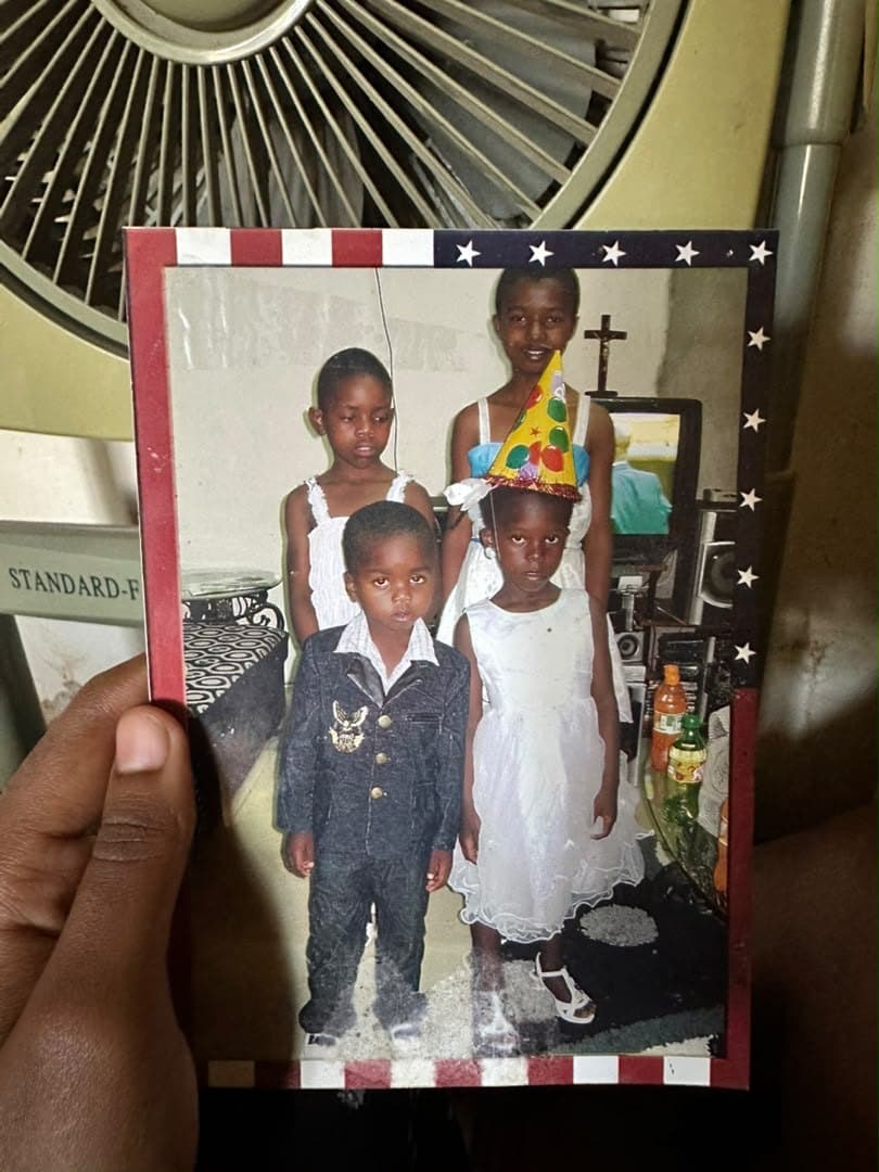 A photograph of a photograph, from home