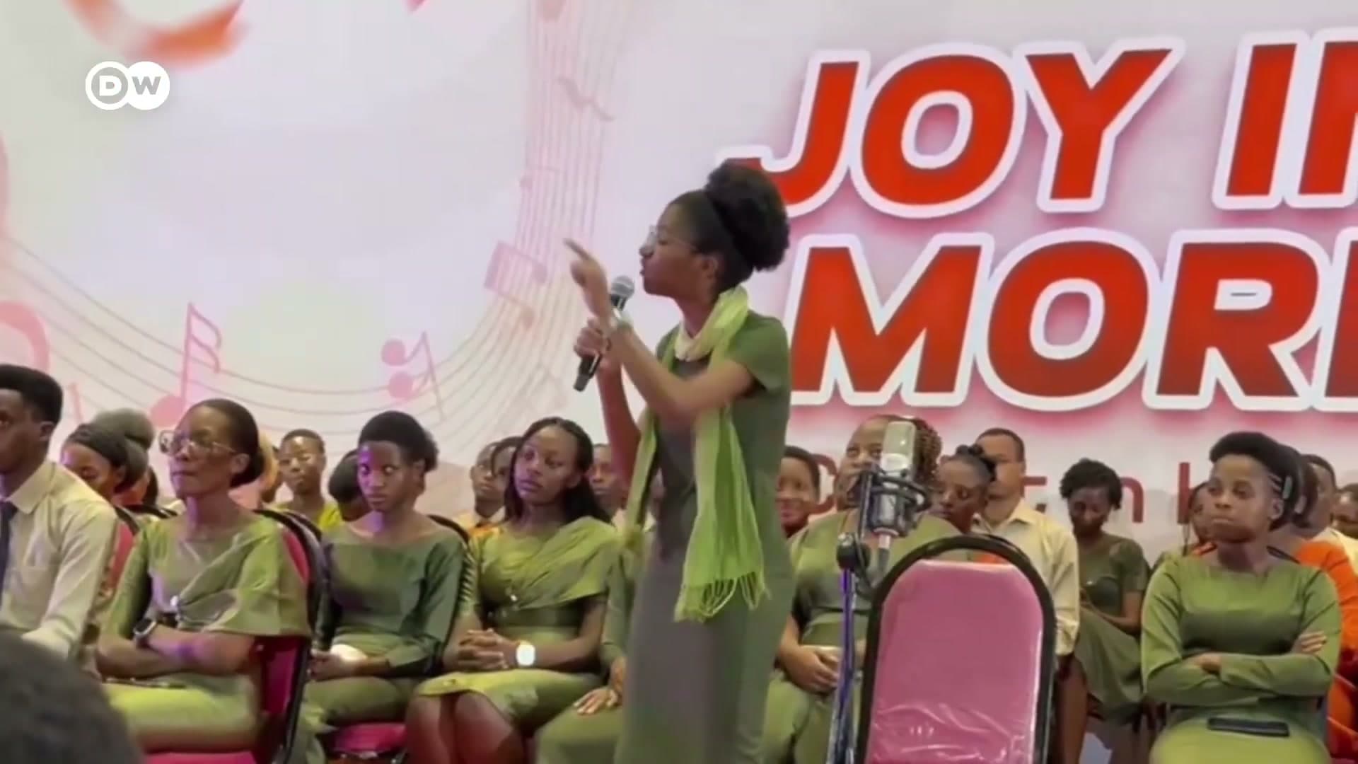 Jackline Malavanu on the Joy In The Morning stage
